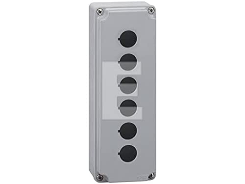 Boîtier en métal 6 trous LPZM6A8 à couvercle gris pour optimiser la gestion de vos câbles