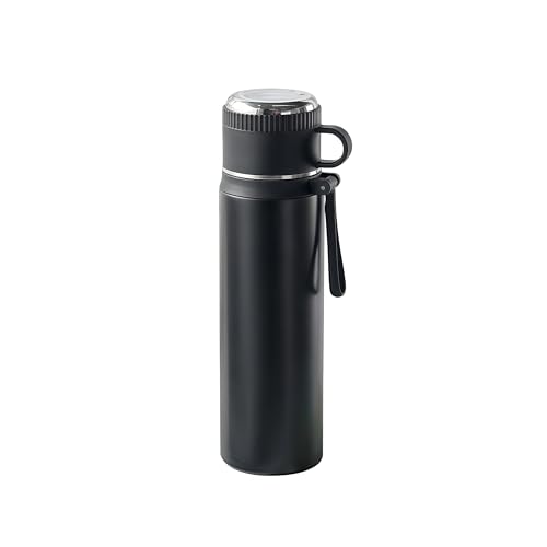 XDJRDONG �^��f�M�ۉ��ۗ�{�g�� 316�X�e�����X�� �ۉ��t ��e��500-600ml �H��@�Ή� �����݁��X�g���[���ݗ��p �u�₩�Ȕz�F ��̌^�V�[���ŘR��h�~ �I�t�B�X�E�X�|�[�c�E�M�t�g�ɍœK �ۗ�ۉ� �ʋ� �^�� �v���[���g �������ȒP (