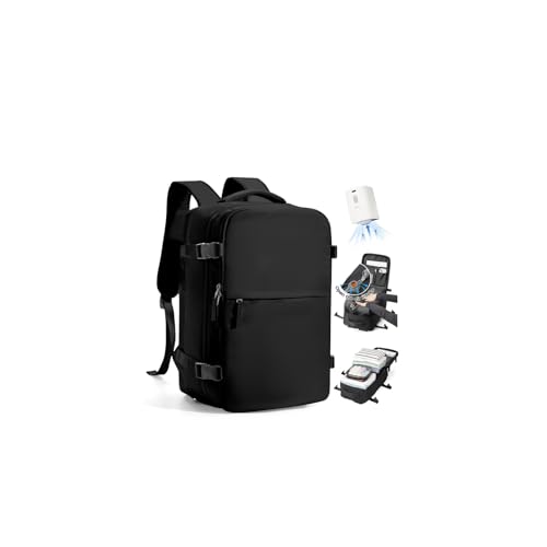 SZLX Sac à Dos Sous Vide Bagage à Main Pour Femmes, Sac à Dos Airbag Avec Système De Vide Pour Le Voyage, Ryanair Travel Ruscksack Taille Cabine Avec Pompe étanche...