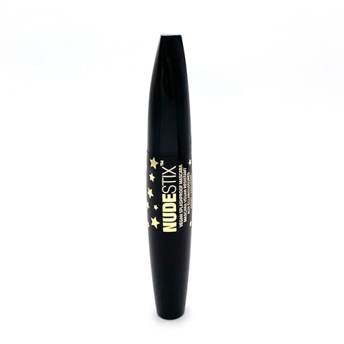 Nudestix Splashproof Mascara – Vegan Waterproof Mascara with Lash-Nourishing Vitamins & Plant-Based Oils | Smudge-Proof, Long-Wear Formula with Precision Ball Tip Wand | Clean & Cruelty-Free