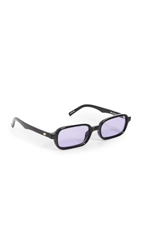 Image of Le Specs. Pilferer Retro Sunglasses for Women and Men | Narrow silhouette, shatterproof flat lenses, lightweight polymer frame, discreet temple studs
