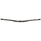 Mountainbikes Lenker 31.8mm MTB Flatbar Kohlefaser Für Rennrad Downhill BMX DH XC AM FR Fahrradlenker Extralanger 720/740/760/780/800/820mm (Color : Black, Size : 760mm)