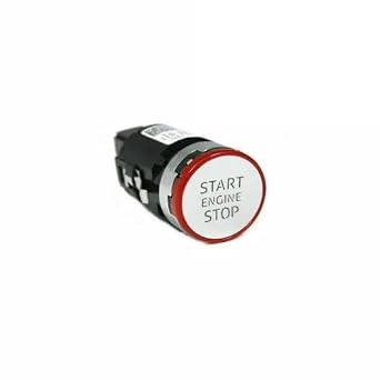 8W1905217E Red Start Stop Engine Switch Button for Audi 2017-19 A4 B9 S4 A5 S5