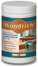 Wood Cleaner & Wood Stripper for Wood Decks, Wood Fences, Wood Siding, and Log Cabins - EFC38 - Woodrich Brand - Covers up to 750 Square Feet