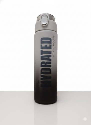 Image of Lance Sipper water bottle for Gym & Sports(Classy Black) (Black)