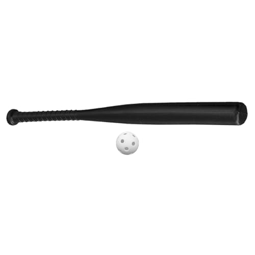 Champion Sports Solid Lightweight Plastic Bat And Ball Combo with Molded Plastic Grip Handle - Plastic Bat and Plastic Ball Provides More Safety - For All Ages - 31 length