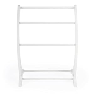 Butler Specialty Company Nathaniel Blanket Stand/Towel Rack - White Butler Specialty Company Nathaniel Blanket StandTowel Rack White