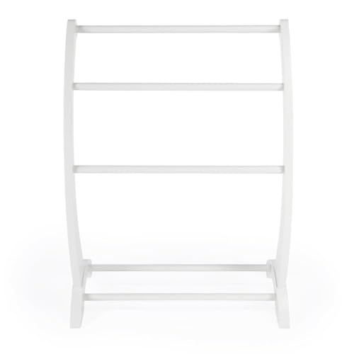 Butler-Specialty-Company-Nathaniel-Blanket-StandTowel-Rack-White Butler Specialty Company Nathaniel Blanket StandTowel Rack White