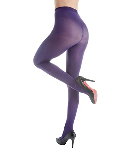 Hue Women's Super Opaque Tights With Control Top, Black, 1 #TOP3