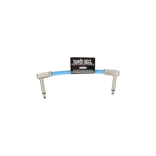 Ernie Ball Flex Patch Cable 3In - Blue - Single