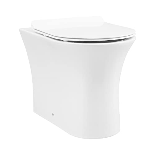 Cascade Back-to-Wall Elongated Toilet Bowl