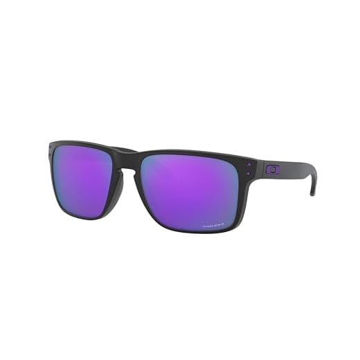 Óculos de sol Oakley masculinos OO9417 Holbrook XL Square, preto fosco/violeta Prizm, 59 mm