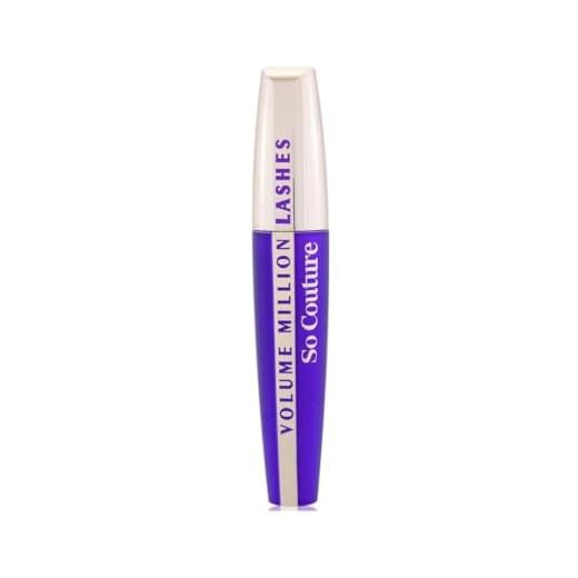 L'Oréal Paris Volume Million Lashes So Couture Mascara, schwarz - Wimperntusche für extra Definition und extra Volumen in purer Eleganz - 1er Pack (1 x 9 ml)