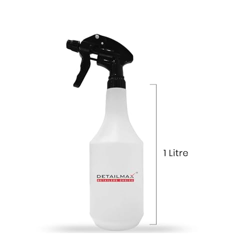 Image of Spray Bottle 1 Litre Chemical Resistant Canyon Tip Heavy Duty Empty Container Bottles Polypropylene sprayer Long Lasting Quality Mist and Jet Spray for Multipurpose use Car Detailing (1)