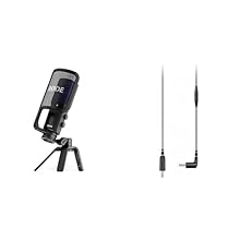 [NT USB+] is a professional USB microphone with a studio-grade condenser capsule and premium components. Record directly to a computer or mobile device. Ultra-low-noise, high-gain Revolution Preamp for pristine sound without the noise. High-power hea...