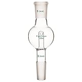 FunChem 100 ml Rotary Evaporator Bump Trap with 24/40 Outer Upper Joint and 24/40 Standard Taper Inn