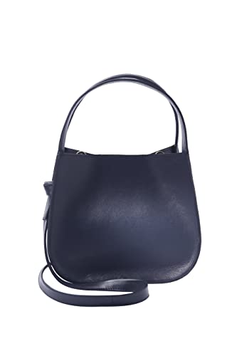 Sac à bandoulière et fourre-tout bleu marine format moyen pour femme