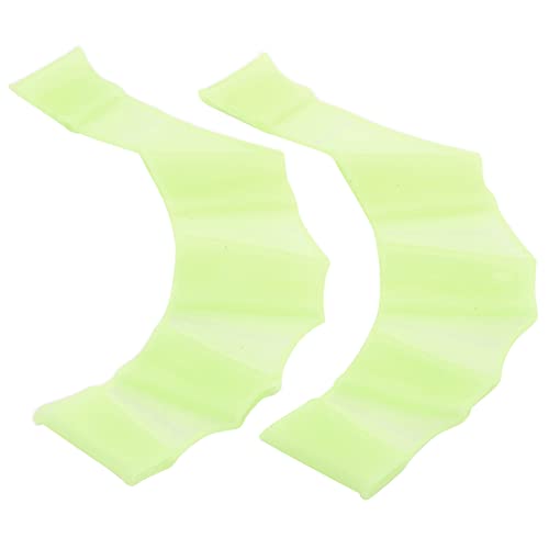Luvas de natação de mão de silicone, luvas de natação dobráveis ​​seguras confortáveis ​​reutilizáve