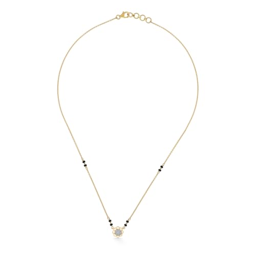 Image of PNG Jewellers Signature Bliss Diamond & Gold Modern Mangalsutra For Women