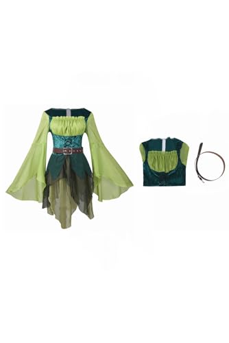 Robe d'elfe pour cosplay et soirée déguisée à thème nature