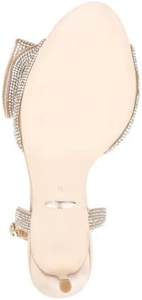 Badgley Mischka Women's Rennie Heeled Sandal, Nude, 5 | Image 6