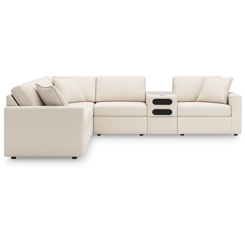 Image of Signature Design by Ashley Modmax 6-Piece Modular Sectional Sofa, Oyster
