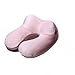 HuaShslt Almohada de Viaje en Forma de U for avión Cuello Inflable Accesorios de Viaje 4 Colores Almohadas cómodas for el sueño Casa Textil Cuerpo Almohada Cumpleja (Color : Pink)