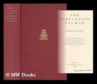 The Babylonian Talmud. Seder Nezikin: Volume 2 Part 2 Baba Bathra B003EM0M6I Book Cover