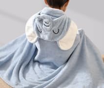 UNEEDE Toallas de baño para niños con forma de elefante