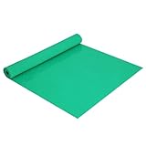 QD-SGMP ガレージ マット バイク ゴム 2mm 床材 フロアシート 滑り止め 作業マット 屋外 車庫 駐車場 作業台 軽トラック 荷台シート (グリーン-円形, 長さ200cmx幅100cmx厚さ0.2cm)