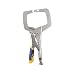 IRWIN Tools VISE-GRIP Fast Release Locking C-Clamp, Regular Tips, 11-inch (19T)
