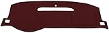 Seat Covers Unlimited Dash Cover Mat Pad - for Nissan 300ZX 1984-1989 (Custom Velour Maroon)