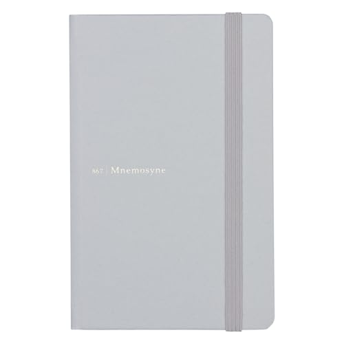 Maruman A6 Notebook Mnemosyne Journal gris claro un papel japonés de alta costura