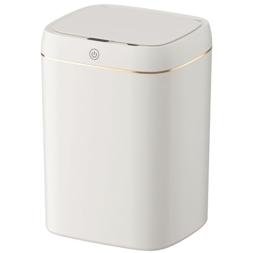 Poubelle étroite pour salle de bains et toilettes au format gain de place compact