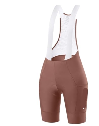 Cuissard à bretelles de cyclisme femmes pour randonnées nocturnes et cyclotourisme en taille 2XL