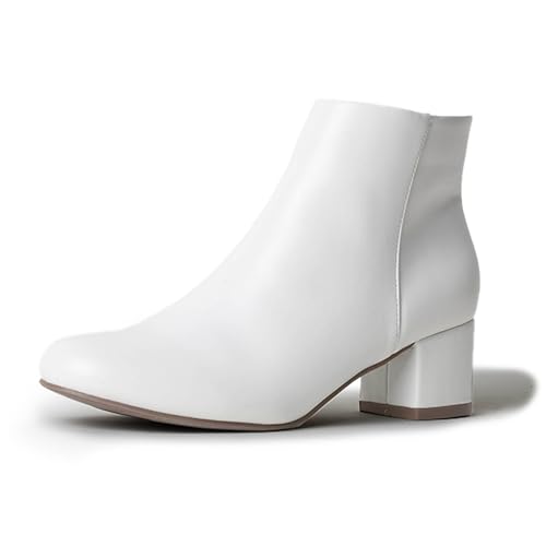 J. Adams Low Heel Zip Up Round Toe Ankle Bootie - Jody