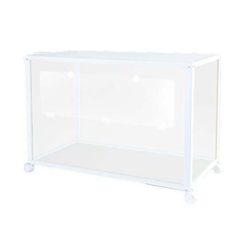 Cage en acrylique grande villa pour gerbille et souris avec pavé épais