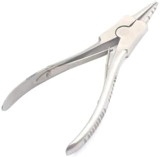 SHIELD PLUS Ring Opening Pliers, Cimenn Body Piercing Kits Ear Nose Lip Navel Tongue Septum Forcep Clamp Pliers Tool, Precision Circlip Pliers Retaining Clip Pliers Solid Spring Removal Tool