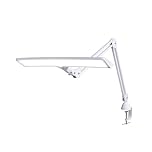 Daylight Lumi LED Desk Lamp – 4000 Lux, 95+ CRI, Touch Dimmable, 2 Brightness Levels, Daylight Table Lamp for Reading, Crafts & Home Office, Eye-Caring, 15W, White