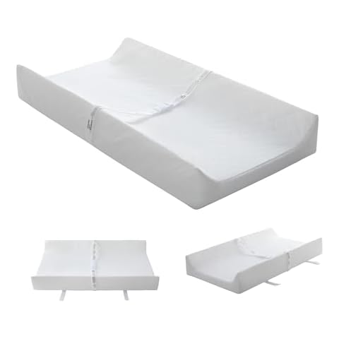 fond + found Waterproof Changing Pad, Washable Cover Contour Diaper Changing Pad for Baby Changing Table Pad, Dresser Top, Hypoallergenic Cover Cover