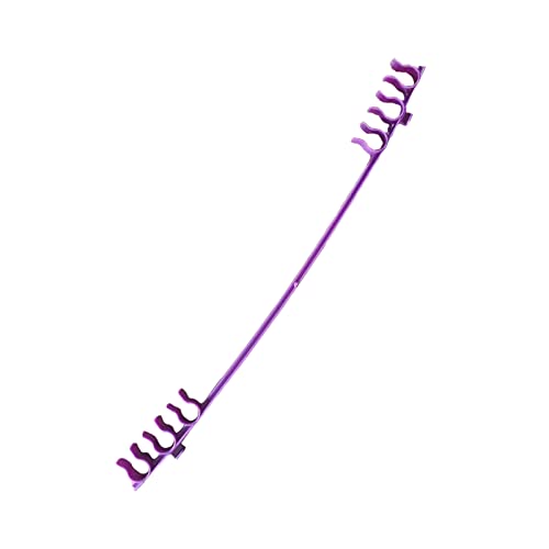 Tomato Cage Plant Stakes And Support For Garden (3 Pack Upto 6Ft ,72 Inches Tall) Purple For Vine Vegetables Fruits Adjustable Stake Arms Sun Protection Non-Rusting With 30Pcs Plant Clips #TOP4