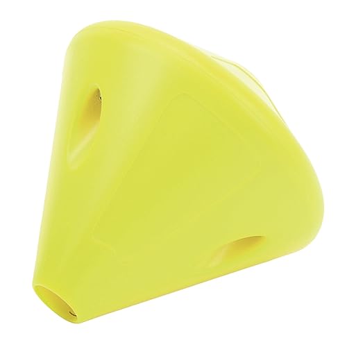 ABS Freediving Lanyard Fixer, Compact Freediving Rope Safety Stopper Increases Safety Underwater (Fluorescent Yellow)