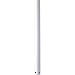 Progress Lighting AirPro Collection 36 in. Ceiling Fan Downrod in White