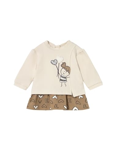 Mayoral Vestido Combinado Felpa para bebé niña 18 Meses (86cm)