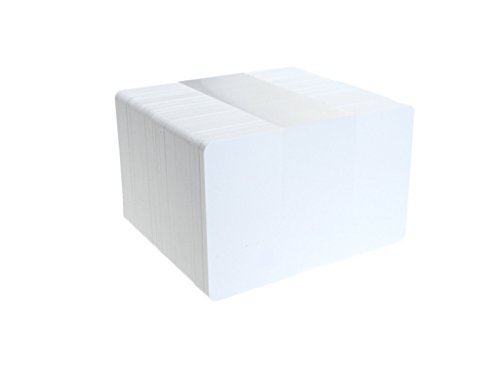 Advanced Card Bureau ACB 101-003-010f PVC Plastic ID Card - Blank White Pack of 500