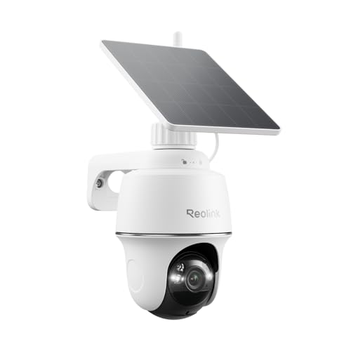 Reolink 5MP Camara Vigilancia WiFi Exterior Solar, Seguimiento Automático