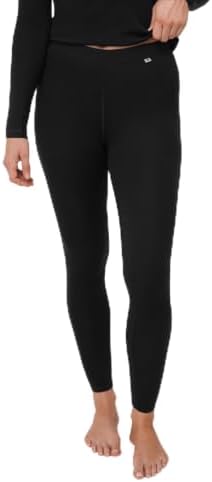 DANISH ENDURANCE Merino Thermo Leggings Damen, Mittelschwer 180 g/m² | Merino Thermoleggings, Warm, Atmungsaktiv & Geruchshemmend, für Wandern & Skifahren, Thermounterwäsche Damen