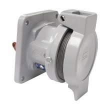 CROUSE HINDS CDR3023 3-Pole 2-Wire Copper-Free Aluminum GROUNDING Style-2 Lockout Receptacle, 250 VDC/600 VAC, 30 A