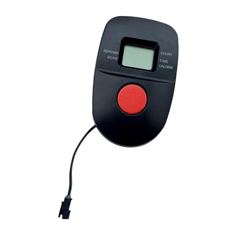 rockible Bike Computer Accessories Multifunction Counter Sturdy Black for Belly Machine Count Riding Exercise Horse Riding Machine, Style A