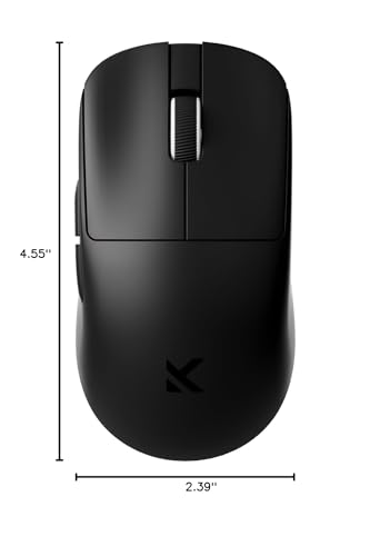 Image of MCHOSE L7 Pro Wireless Gaming Mouse, PAW3395 26K Sensor, Wireless /Wired Dual 8K Polling, 39g Ultra-Light Weight, 2.4GHz RF /BT /Wired Tri-Mode Connection (Pro-PAW3395 26K Sensor, Black)